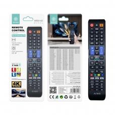 IKREA WR9145 MANDO UNIVERSAL DE TV PARA SAMSUNG COMPATIBLE CON NETFLIX/AMAZON NEGRO