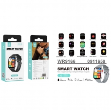 IKREA WR9166 SMART WATCH IP67 1.95'' TFT DISPLAY CON FUNCIÓN LLAMADA PLATA