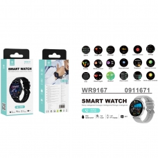 IKREA WR9167 SMART WATCH IP68 1.43'' TFT DISPLAY CON FUNCIÓN LLAMADA Y NFC PLATA