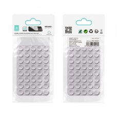 IKREA WE5204 SOPORTE DE SUCCIÓN DOBLE CARA DE SILICONA CON 40 VENTOSAS PARA MÓVIL BLANCO