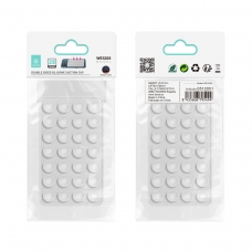 IKREA WE5205 SOPORTE DE SUCCIÓN DOBLE CARA DE SILICONA CON 28 VENTOSAS PARA MÓVIL BLANCO