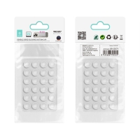 IKREA WE5207 SOPORTE DE SUCCIÓN DOBLE CARA DE SILICONA CON 24 VENTOSAS PARA MÓVIL BLANCO