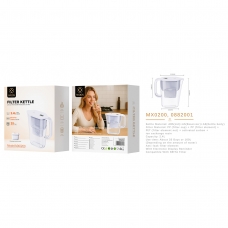 MX0200 JARRA PURIFICADORA DE AGUA 2.4L CON PANTALLA LED - BLANCO