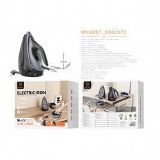 MX0207 PLANCHA ELÉCTRICA 2200W 1300ML CON PANTALLA DE CRISTAL LÍQUIDO - NEGRO