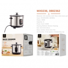 WOOX MX0236 OLLA ARROCERA 400W MAX 1L MANTENER CALIENTE AUTOMATICO