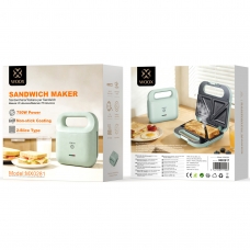 WOOX MX0281 SANDWICHERA CON INDICADOR LED Y CABLE DE 0.7M POTENCIA 750W VERDE