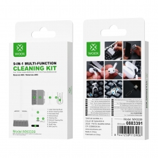 WOOX MX0339 KIT DE LIMPIEZA MULTIFUNCIÓN 9 EN 1 MATERIAL ABS