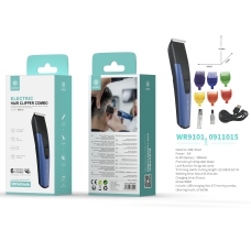 IKREA WR9101 COMBO DE CORTADORA DE CABELLO ELÉCTRICO 600MAH 5W AZUL