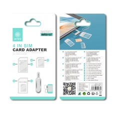 IKREA WR9107 ADAPTADOR DE TARJETA SIM 4 EN 1 BLANCO