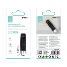 IKREA WR9149 FOTOCOPIADORA DE CONTROL REMOTO EN FORMA DE PULGAR 4 TECLAS 433MHZ