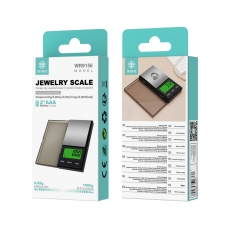 IKREA WR9156 BÁSCULA DIGITAL PARA JOYERÍA 1000G/0.05G