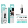 IKREA WR9173 LINTERNA DE ANTORCHA LED ALTA POTENCIA INTERFAZ USB 5 MODOS 50M 100 LÚMENES