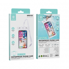 IKREA WR9185 FUNDA CON CORREA IMPERMEABLE PARA MÓVIL 4.0-7'' IPX8 BLANCO