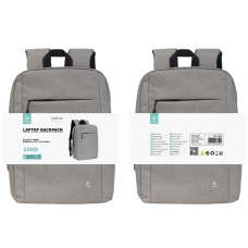 IKREA WR9190 MOCHILA DE NYLON 300D PARA PORTÁTIL HASTA 15.6'' 28*11*40CM GRIS