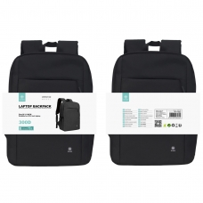 IKREA WR9190 MOCHILA DE NYLON 300D PARA PORTÁTIL HASTA 15.6'' 28*11*40CM NEGRO