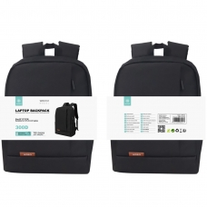 IKREA WR9191 MOCHILA DE NYLON 300D PARA PORTÁTIL HASTA 15.6'' 29*12*37CM NEGRO