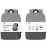 IKREA WR9192 MOCHILA DE NYLON 300D PARA PORTÁTIL HASTA 15.6'' 28*10*43CM GRIS