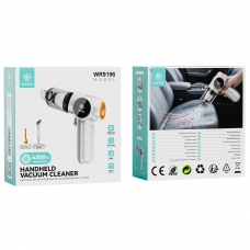 IKREA WR9196 MINI ASPIRADORA INALÁMBRICO DE SUCCIÓN DE MANO 4300PA 3000MAH 60W BLANCO