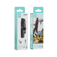 IKREA WE5202 PALO SELFIE TRÍPODE CON CONTROL REMOTO 360º ROTACIÓN NEGRO