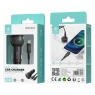 IKREA WA0362 CARGADOR PARA COCHE CON INDICADOR LED 3 PUERTOS DUAL PD+QC CON CABLE TYPE-C TO TYPE-C 60W NEGRO
