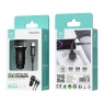 IKREA WA0364 CARGADOR PARA COCHE 2 PUERTOS USB-A/TYPE-C QC3.0 18W+PD 20W CON CABLE TYPE-C TO TYPE-C 38W NEGRO