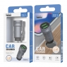 ISER SA0041 CARGADOR RÁPIDO PARA COCHE 2USB 2.4A GRIS