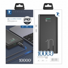 LT PLUS D5026 POWER BANK 10000MAH QC3.0+PD+VOOC NEGRO