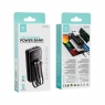 IKREA WD1588 POWER BANK CARGA RÁPIDA CON PANTALLA LED Y CABLES INTEGRADOS 20000MAH 74WH NEGRO