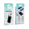 IKREA WD1590 POWER BANK CON PANTALLA LED Y CABLES INTEGRADOS ANTI-ENREDOS PD 22.5W 10000MAH NEGRO