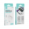 IKREA WD1592 POWER BANK CON PANTALLA LED Y CABLES INTEGRADOS ANTI-ENREDOS PD 22.5W 10000MAH BLANCO