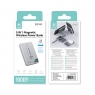 IKREA WD1688 POWER BANK INALÁMBRICO CON SOPORTE 5 EN 1 ULTRAFINO GRIS