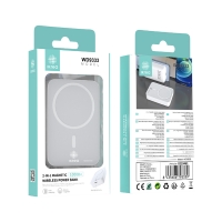 IKREA WD9333 POWER BANK MAGNÉTICO INALÁMBRICO 10000MAH BLANCO