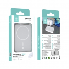 IKREA WD9333 POWER BANK MAGNÉTICO INALÁMBRICO 10000MAH BLANCO