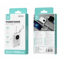IKREA WD9344 POWER BANK OUTPUT TYPE-C/LIGHTNING 22.5W 10000MAH BLANCO