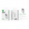 MX0137 Power Bank 5400mah 5V2A with 4 cable ABS+PC-Blanco