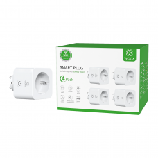 WOOX R6113-4PACK 4 pieces Smart Plug EU Schucko with energy monitoring