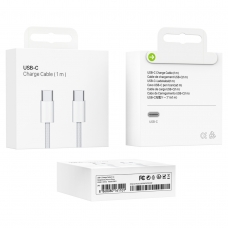 CB011 CABLE DE TELA TRENZADO TYPE-C TO TYPE-C PARA SERIE IPHONE 15 BLANCO 