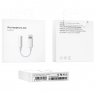 ED003 ADAPTADOR DE LIGHTNING A TOMA PARA AURICULARES DE 3.5MM BLANCO