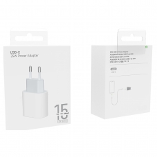 PC051 CARGADOR USB-C SIN CABLE PARA SERIES IPHONE 15 35W BLANCO
