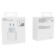 PC061 CARGADOR USB-C SIN CABLE PARA SERIES IPHONE 16 35W BLANCO