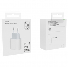 PC051 CARGADOR USB-C SIN CABLE PARA SERIES IPHONE 15 35W BLANCO