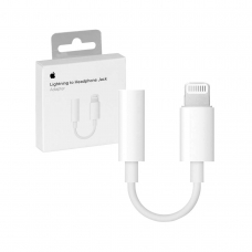 APPLE ADAPTADOR DE LIGHTNING A TOMA PARA AURICULARES DE 3.5MM BLANCO