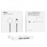 CB010 CARGADOR MAGNÉTICO USB-C PARA IWATCH 1M 15W BLANCO