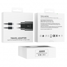 SA2000 CARGADOR RÁPIDO CON CABLE USB-C TO USB-C 25W NEGRO(ENVASE VIEJO)