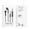 SE001 AURICULARES IN-EAR CON MICRÓFONO 3.5MM NEGRO