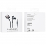 SE003 AURICULARES S8 CON CABEZAL METAL 3.5MM NEGRO