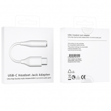 SE008 ADAPTADOR AUDIO USB-C TO 3.5MM  BLANCO