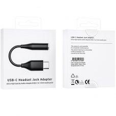 SE008 ADAPTADOR AUDIO USB-C TO 3.5MM  NEGRO