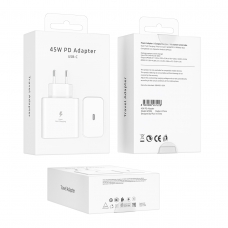 SP004 PD CARGADOR USB-C SIN CABLE 45W BLANCO