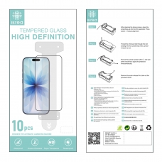 IKREA PROTECTOR TEMPLADO HD ANTIPOLVO AUTO ALINEADO PARA IPHONE 16(10PCS)